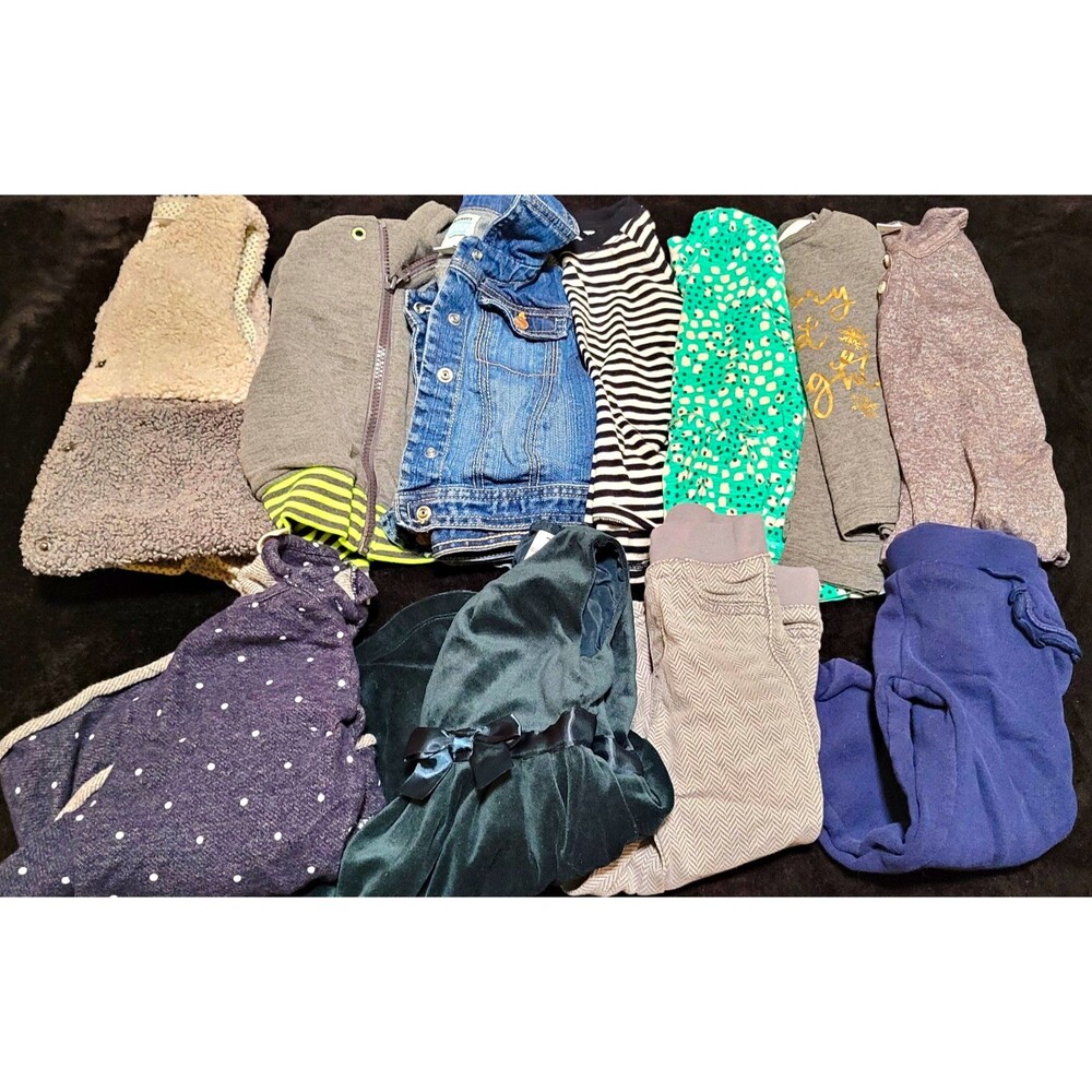 Toddler Baby Girl Size 2T & 24 Months Fall Winter Bundle